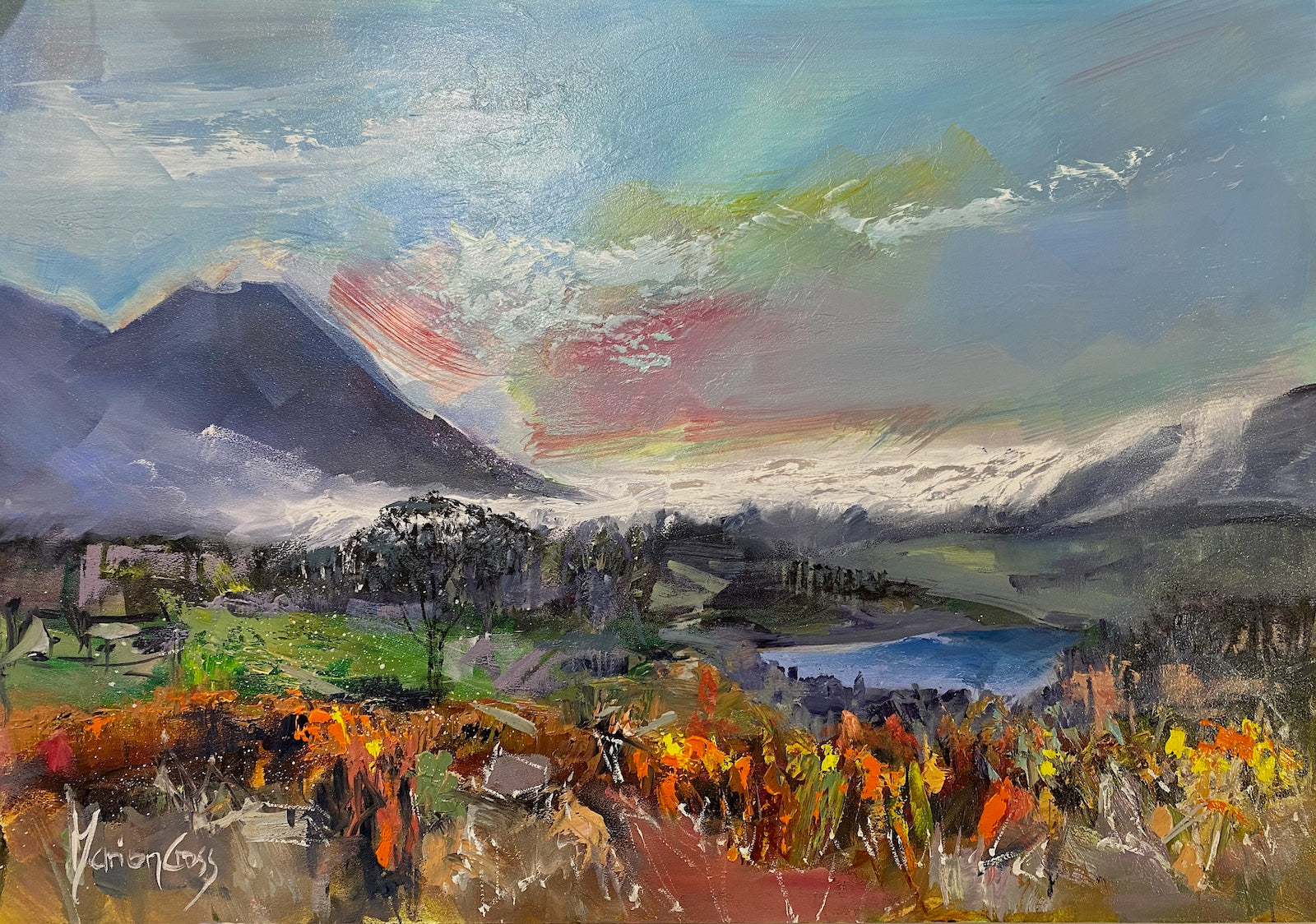 Morning Mist Overberg - ORIGINAL PAINTING