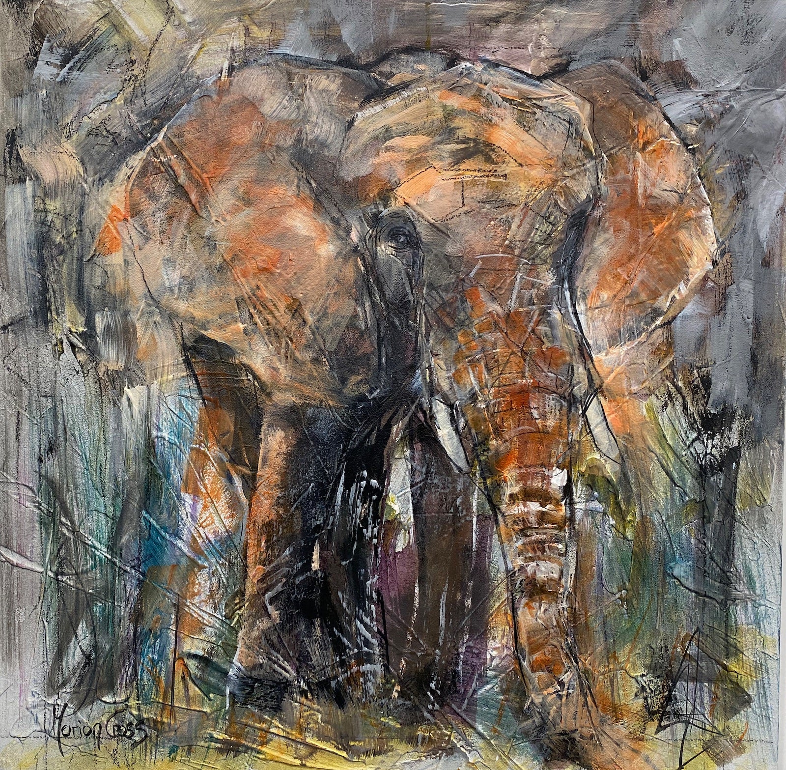 Next to Me in Africa- ORIGINAL PAINTING