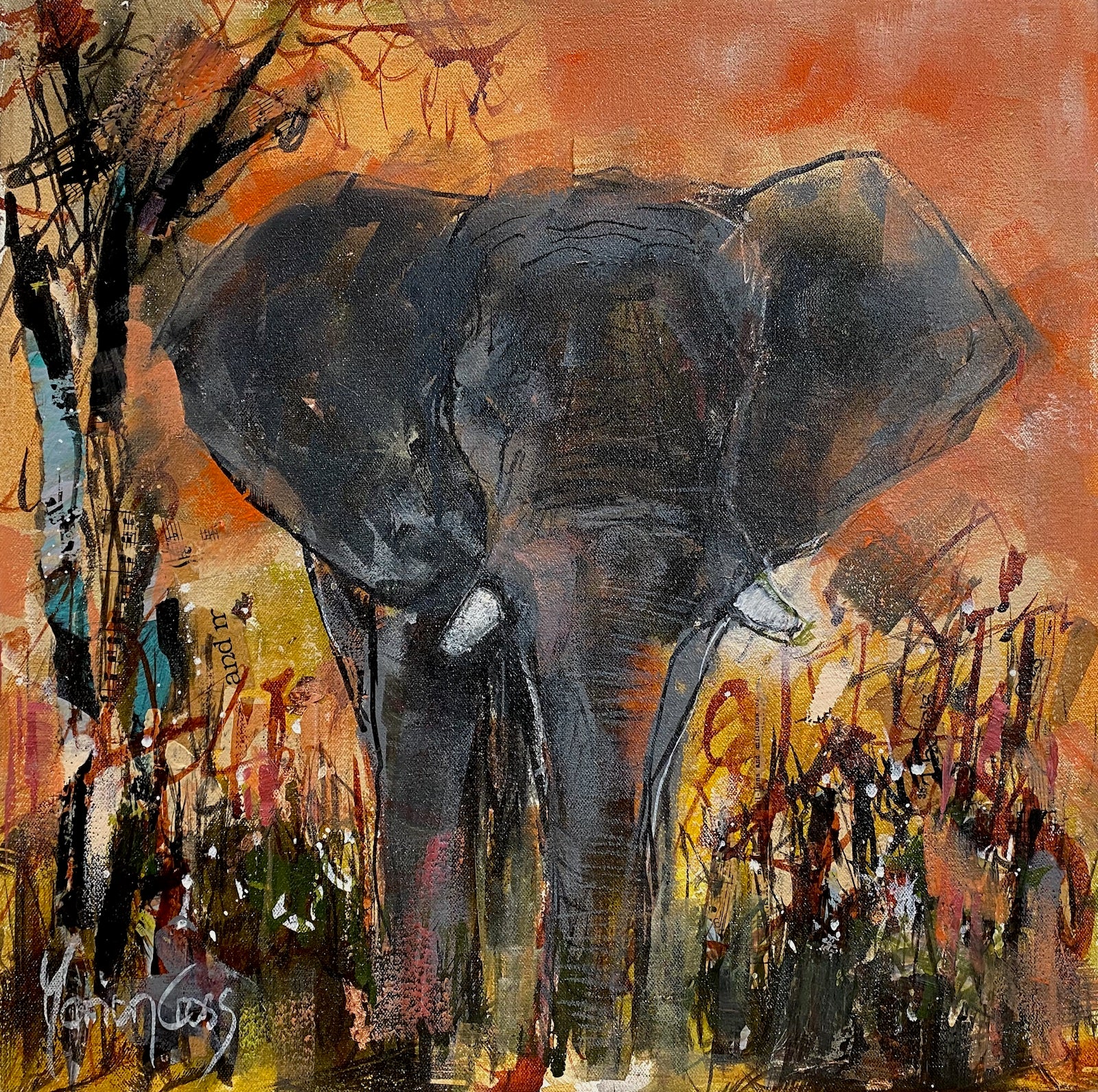 Out of Africa 2 - ORIGINAL PAINTING