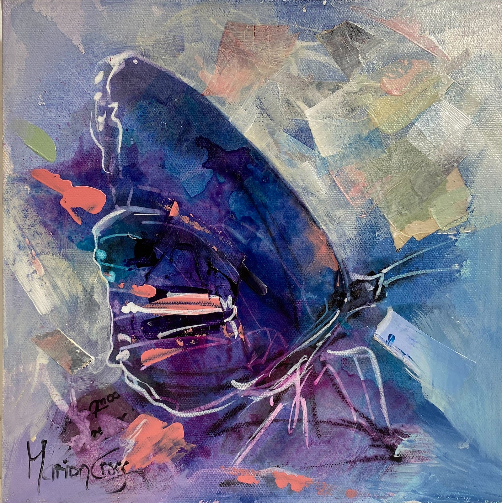 Urban Butterfly 1 - ORIGINAL PAINTING