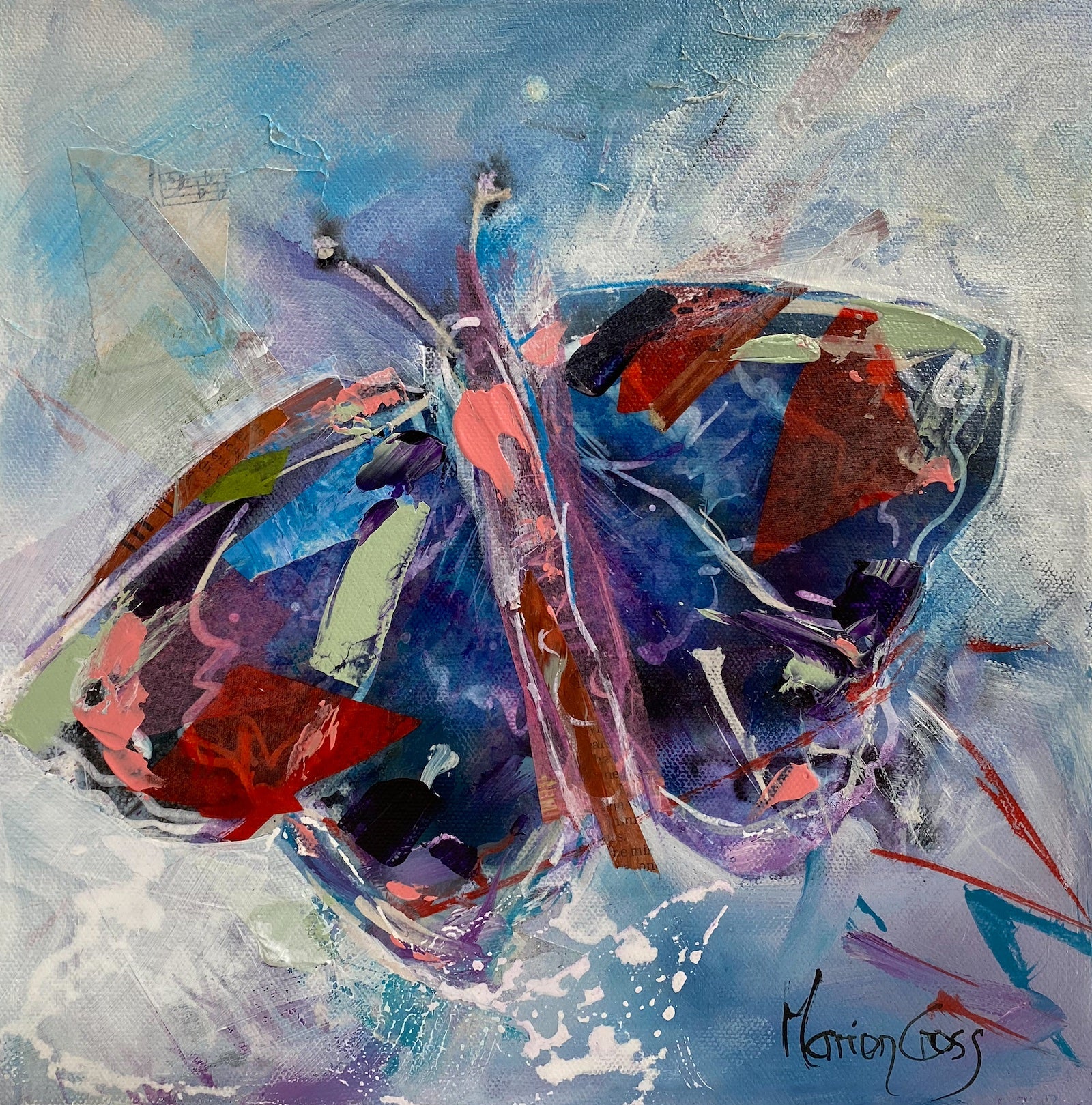Urban Butterfly 5 - ORIGINAL PAINTING