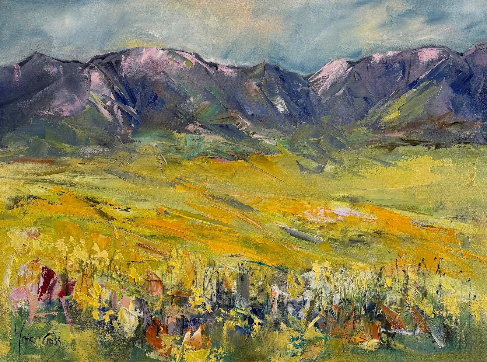 Yellow In the Overberg - ORIGINAL PAINTING