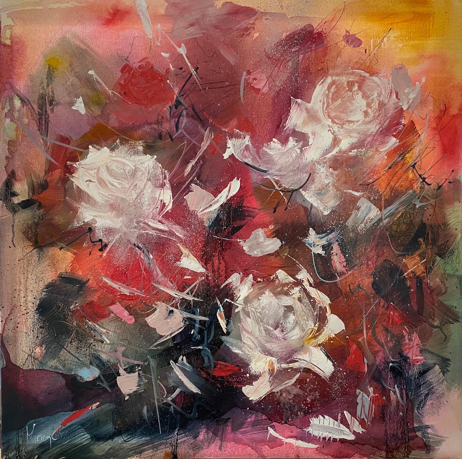 Bed of Roses 3 - ORIGINAL PAINTING