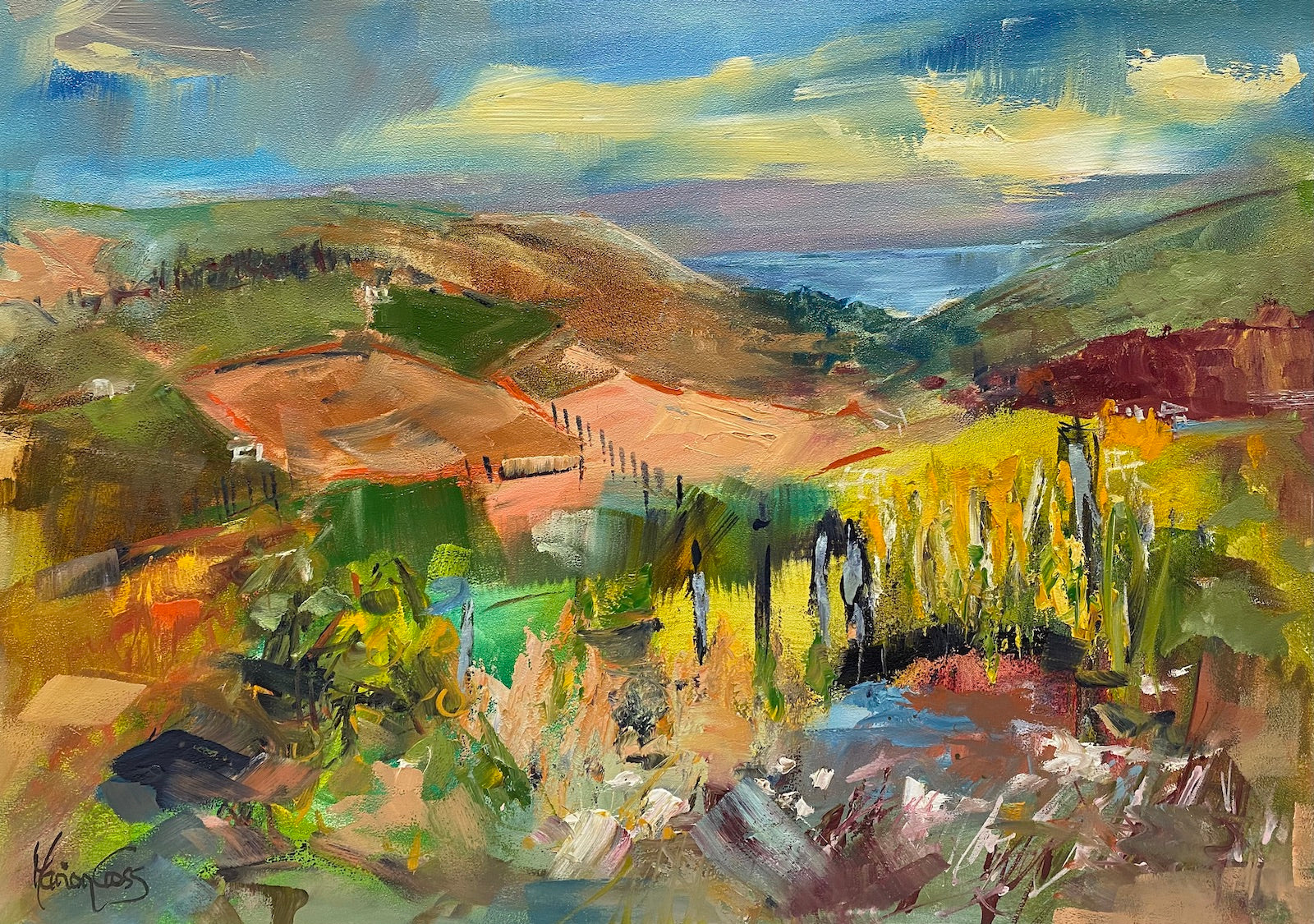 La Vierge View - ORIGINAL PAINTING