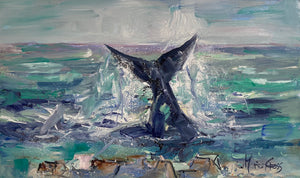 Whaletail 5 - ORIGINAL PAINTING